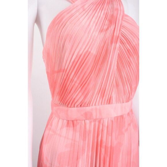 Ted Baker London MIRELIA Midi Dress TB 2 US 6 Cross-Over Pleated A-Line NWT - Picture 3 of 6